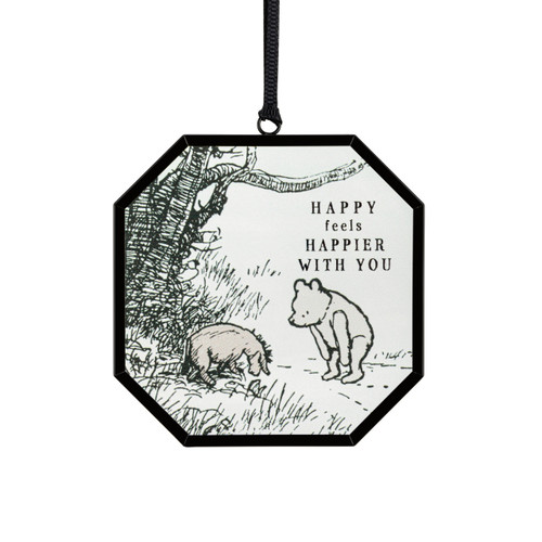 Winnie-the-Pooh Happier with You Suncatcher - 3x3in slide