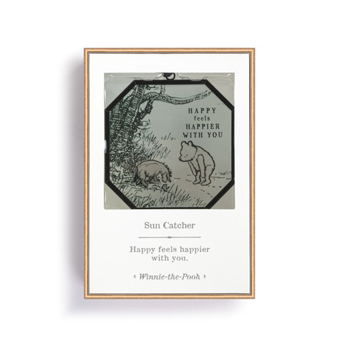 Winnie-the-Pooh Happier with You Suncatcher - 3x3in slide 