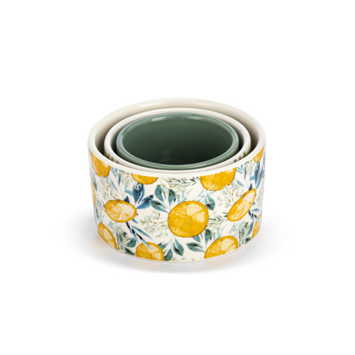 Nesting Prep Bowls Lemons - Set of 3 slide 