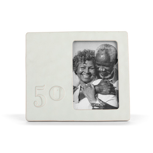 Inspired 50 Years Ceramic Frame - 4x6in slide 