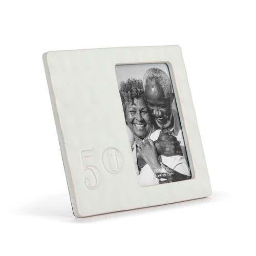 Inspired 50 Years Ceramic Frame - 4x6in slide 