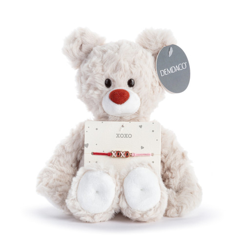 XOXO Cream Bear - 8in slide 