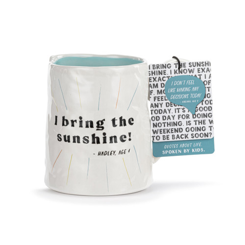Live From Snack Time I Bring the Sunshine Ceramic Notepaper Mug - 14oz slide 