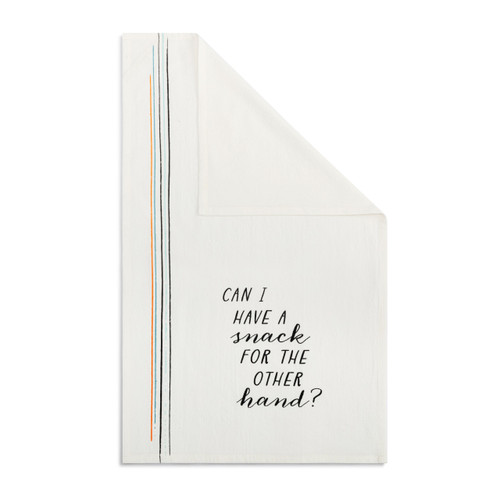 Live From Snack Time Snack for the Other Hand Flour Sack Towel - 17x28in slide 