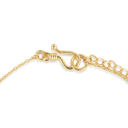 Butterfly Cluster Gold Bracelet 6.5in slide 
