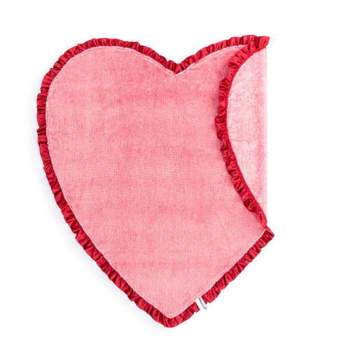 Wrapped in Love Red Heart Shaped Baby Blanket - 43x43in slide 