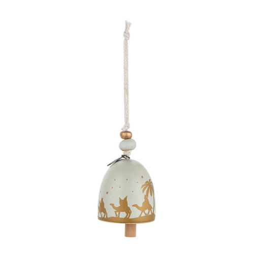 Nativity Mini Inspired Holiday Bell - 2x2.5in slide 