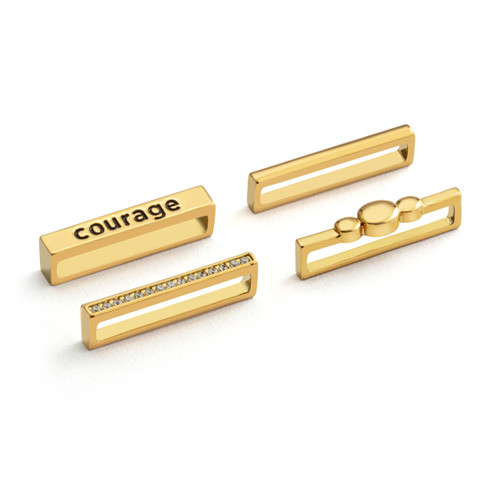 Smart Watch Courage Charms 4pc set - 21mm slide 