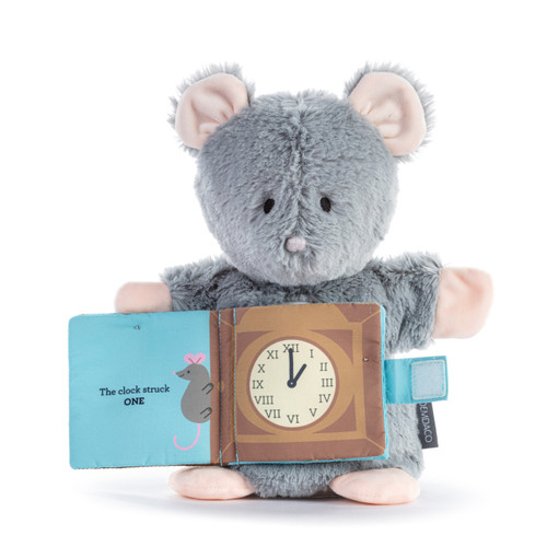Hickory Dickery Dock Puppet Book - 3x3in slide 