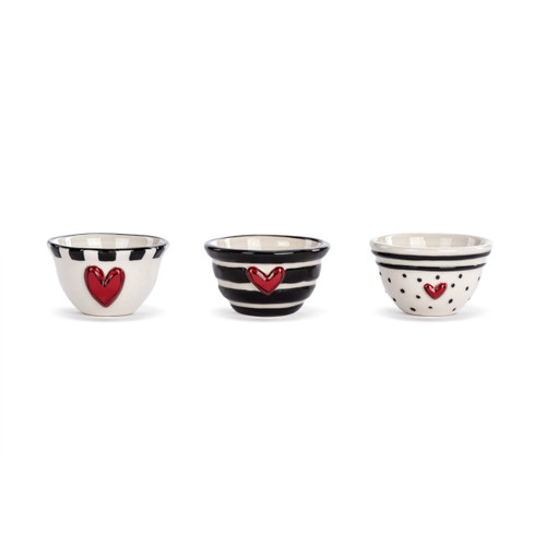 Red Heart Mini Bowls 3 Assorted - 2.5in slide 