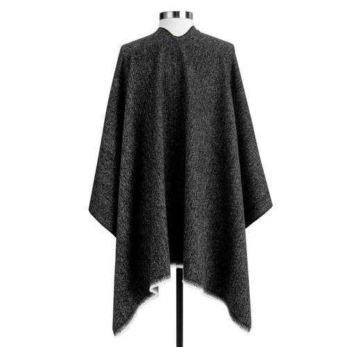 Heathered Charcoal Keyhole Wrap - 52x29.5in slide 