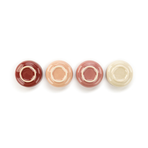 Pink Tones Mini Pinch Bowls 4 Assorted - 2in slide 