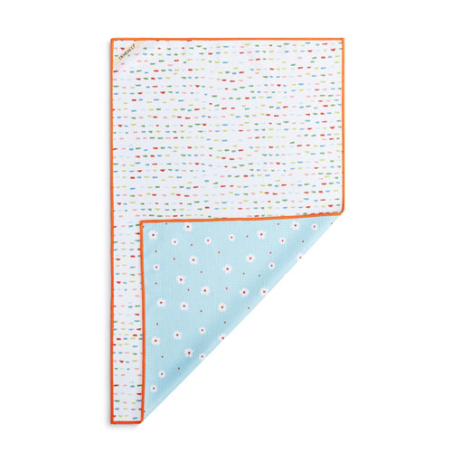 Micro Daisy Absorbent Reversible Towel - 18x30in slide 