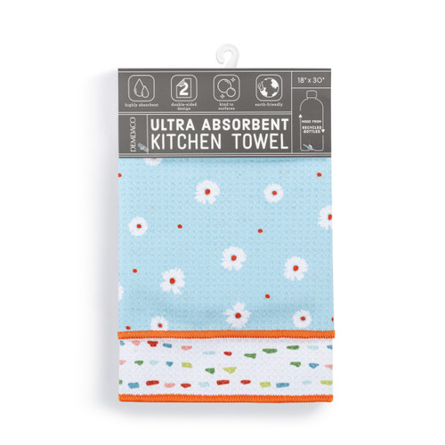 Micro Daisy Absorbent Reversible Towel - 18x30in slide 