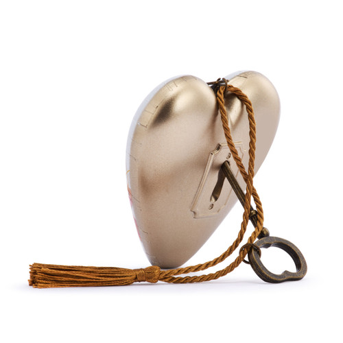 Free to Fly Butterfly Art Heart - 3.5in slide 