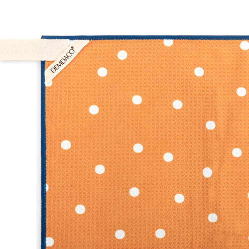 Blue Orange Poppy Absorbent Half Apron - 27x20in slide 