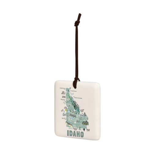 Idaho State Magnetic Ornament - Bone slide 