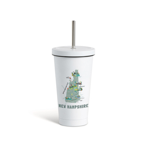 NewHampshireState Tmblr wStraw-White16oz slide 