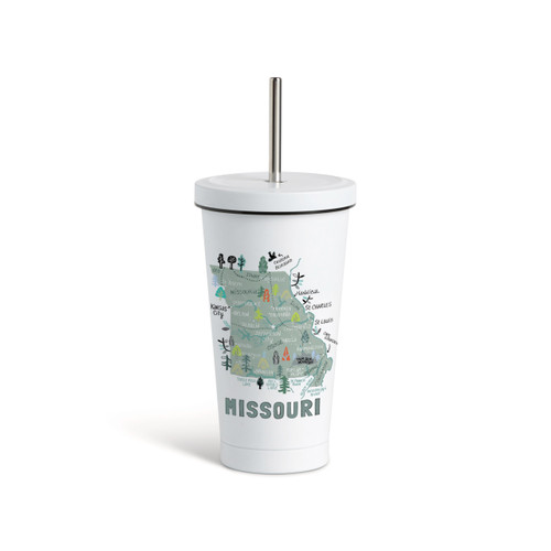 Missouri State Tumbler wStraw-White16oz slide 