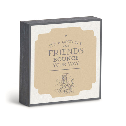Friends Bounce Your Way Wall Art - 6"sq. slide 