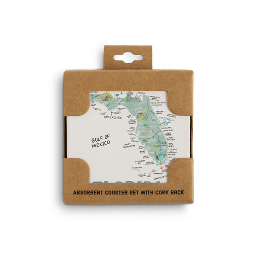 Florida State Coasters - Set of 4 slide 