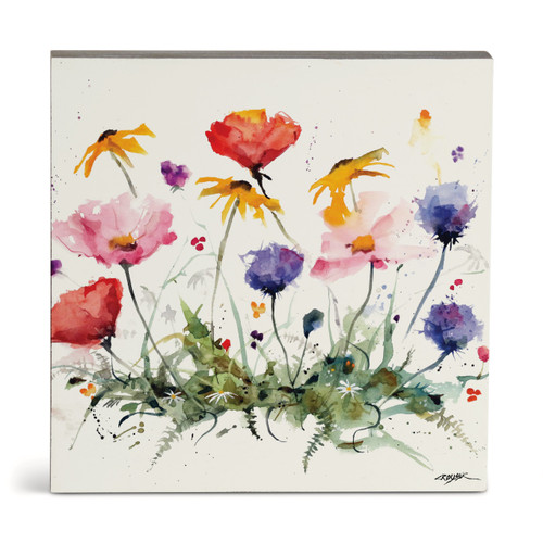 Wildflowers Wall Art - 10"sq slide 