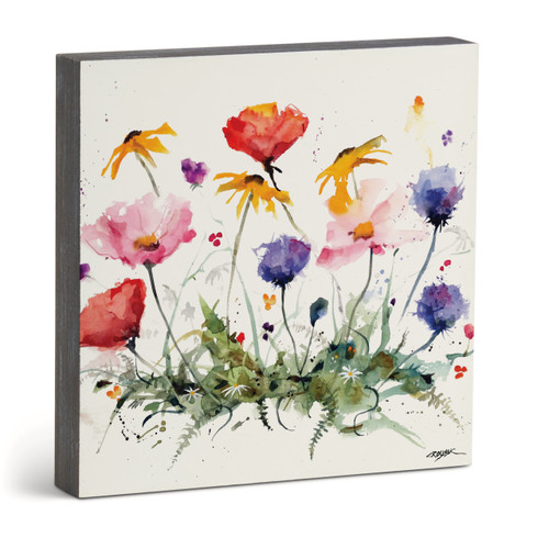 Wildflowers Wall Art - 10"sq slide 