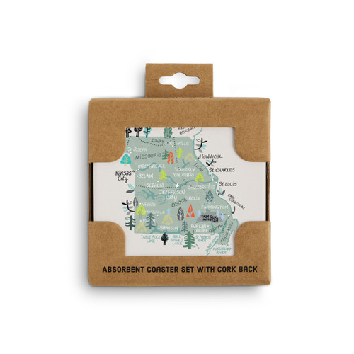 Missouri State Coasters - Set of 4 slide 