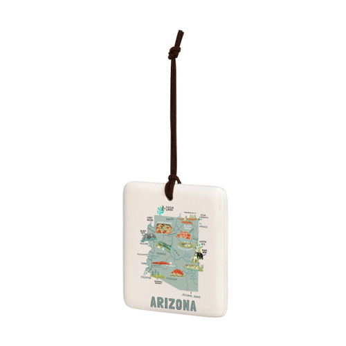 Arizona State Magnetic Ornament - Bone slide 