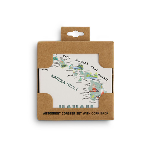 Hawaii State Coasters - Set of 4 slide 