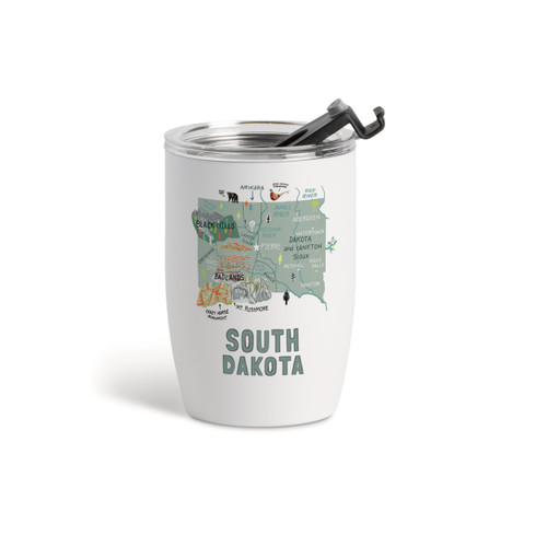 South Dakota State Wine Tmblr-White12oz slide 