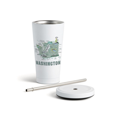 Washington State Tmblr wStraw-White16oz slide 