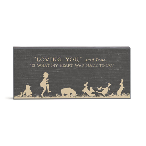 Loving You Wall Art - 18x8 slide 
