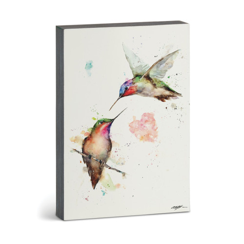 Lovebirds Wall Art - 12x8 slide 