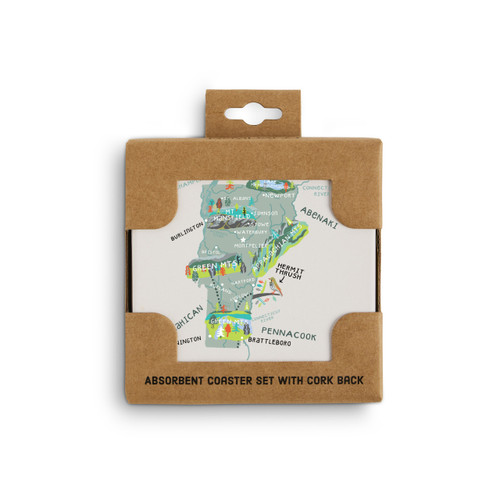 Vermont State Coasters - Set of 4 slide 