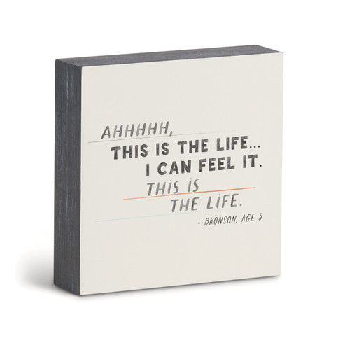 This is the Life Wall Art - 6"sq slide 