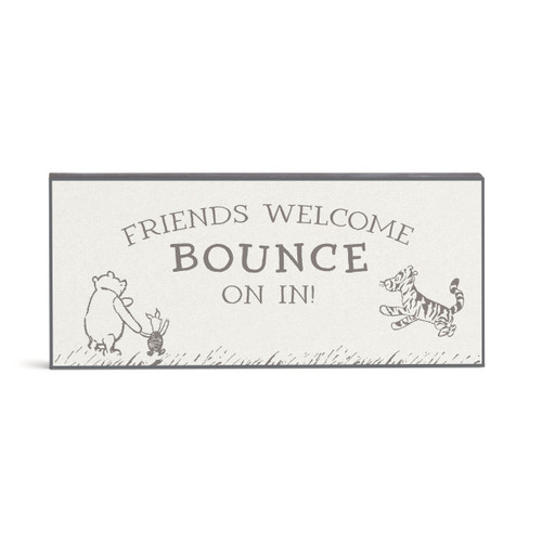 Friends Welcome Wall Art - 18x8 slide 