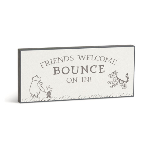 Friends Welcome Wall Art - 18x8 slide 