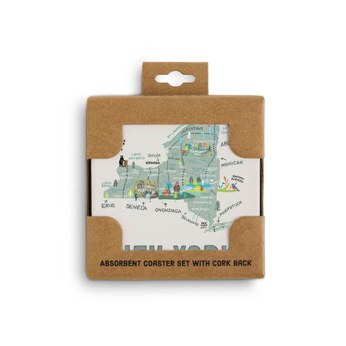 New York State Coasters - Set of 4 slide 