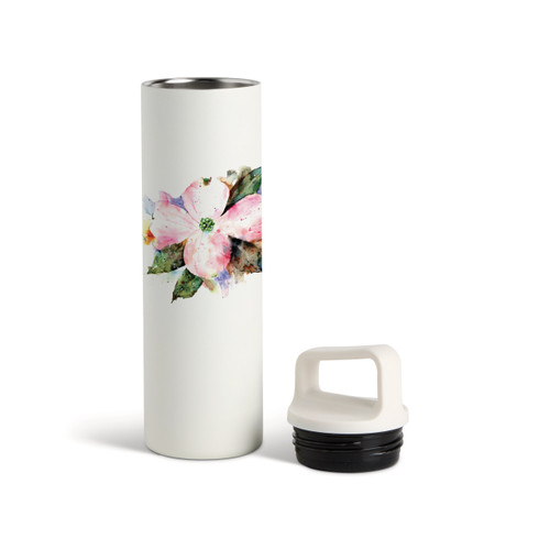 AmericanDogwood Water Bottle-White20oz slide