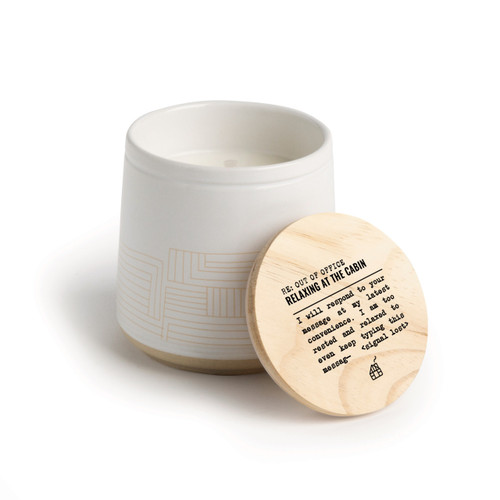 At the Cabin Ceramic Candle - 8oz slide