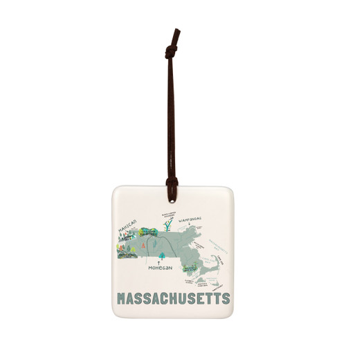 Massachusetts State Magnetic Orn - Bone slide