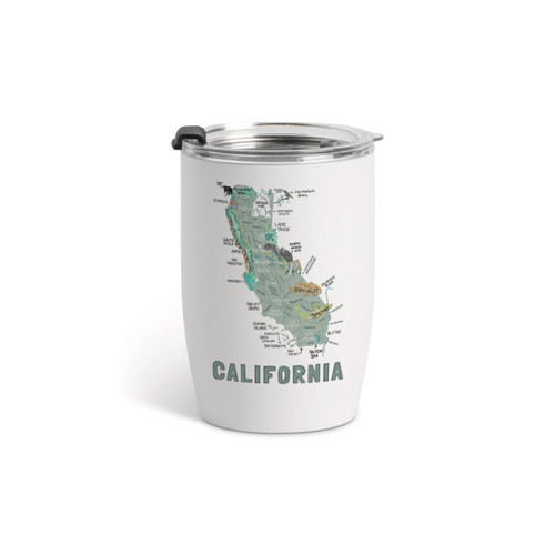 California State Wine Tumbler-White12oz slide 