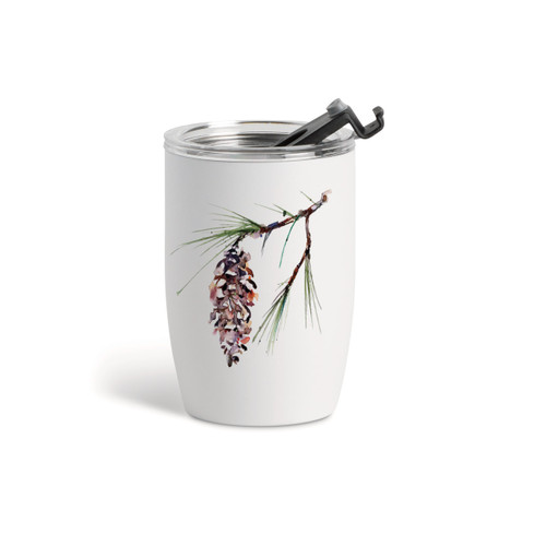 White Pine Wine Tumbler - White 12oz slide 