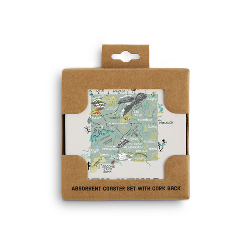 New Mexico State Coasters - Set of 4 slide 