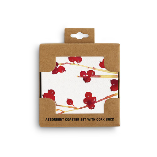 Cranberry Coasters Set of 4 slide 