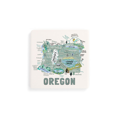 Oregon State Coasters - Set of 4 slide 