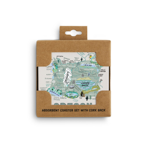 Oregon State Coasters - Set of 4 slide 