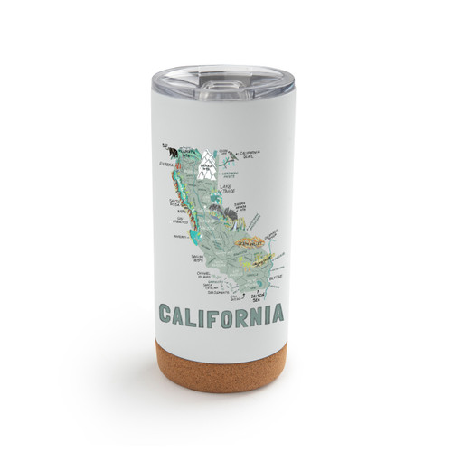 California State MetalTumbler wLid-White slide 