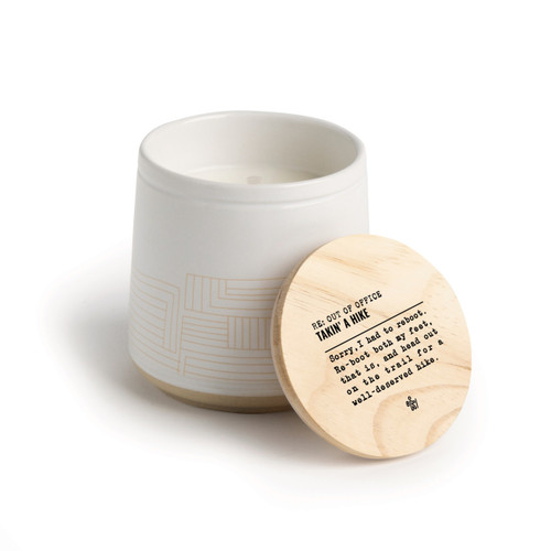 Takin' a Hike Ceramic Candle - 8oz slide 